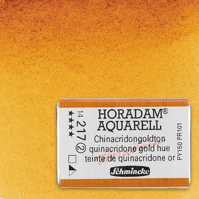 Akvarelová farba Schmincke Horadam, 1/1 v panvičke - 217, quinacridone gold hue