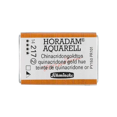 Akvarelová farba Schmincke Horadam, 1/1 v panvičke - 217, quinacridone gold hue