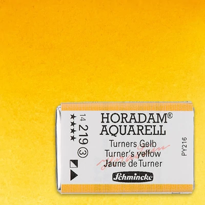 Akvarelová farba Schmincke Horadam, 1/1 v panvičke - 219, turner's yellow