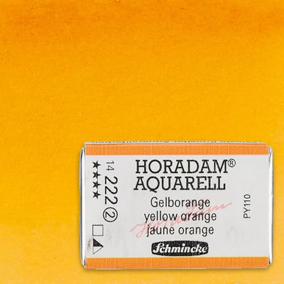 Akvarelová farba Schmincke Horadam, 1/1 v panvičke - 222, yellow orange