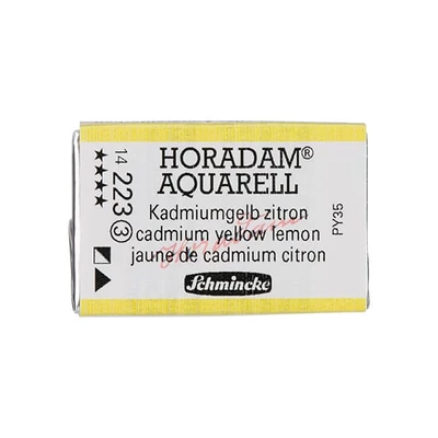 Akvarelová farba Schmincke Horadam, 1/1 v celej panvičke - 223, cadmium yellow lemon