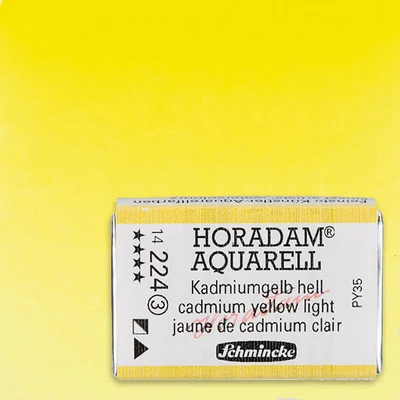 Akvarelová farba Schmincke Horadam, 1/1 v celej panvičke - 224, cadmium yellow light