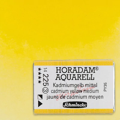 Akvarelová farba Schmincke Horadam, 1/1 v celej panvičke - 225, cadmium yellow medium