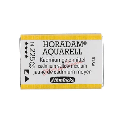 Akvarelová farba Schmincke Horadam, 1/1 v celej panvičke - 225, cadmium yellow medium