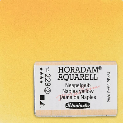 Akvarelová farba Schmincke Horadam, 1/1 v celej panvičke - 229, naples yellow
