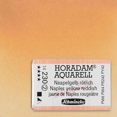 Akvarelová farba Schmincke Horadam, 1/1 v celej panvičke - 230, naples yellow reddish