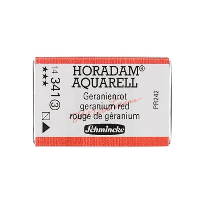 Akvarelová farba Schmincke Horadam, 1/1 v panvičke - 341, geranium red