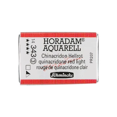 Akvarelová farba Schmincke Horadam, 1/1 v panvičke - 343, quinacridone red light