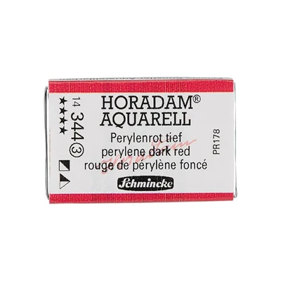 Akvarelová farba Schmincke Horadam, 1/1 v celej panvičke - 344, perylene dark red