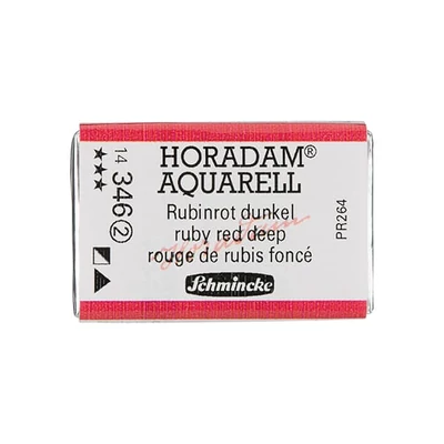 Akvarelová farba Schmincke Horadam, 1/1 v panvičke - 346, ruby red deep