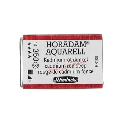 Akvarelová farba Schmincke Horadam, 1/1 v celej panvičke - 350, cadmium red deep