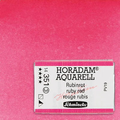 Akvarelová farba Schmincke Horadam, 1/1 v celej panvičke - 351, ruby red