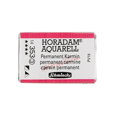 Akvarelová farba Schmincke Horadam, 1/1 v celej panvičke - 353, permanent carmine