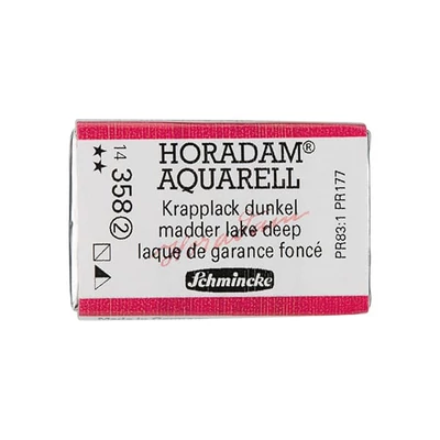 Akvarelová farba Schmincke Horadam, 1/1 v celej panvičke - 358, madder lake deep
