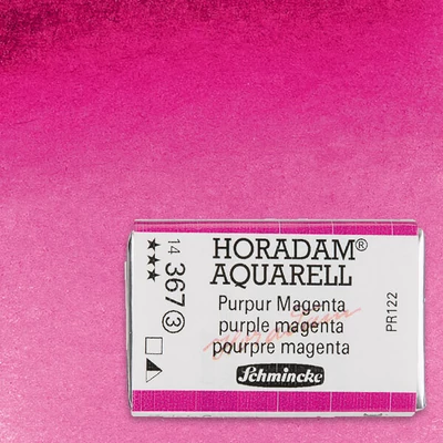 Akvarelová farba Schmincke Horadam, 1/1 v celej panvičke - 367, purple magenta