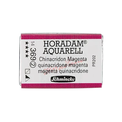 Akvarelová farba Schmincke Horadam, 1/1 v panvičke - 369, quinacridone magenta