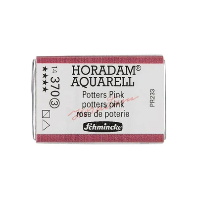 Akvarelová farba Schmincke Horadam, 1/1 v panvičke, zrnitosť - 370, potters pink