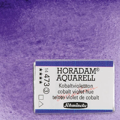 Akvarelová farba Schmincke Horadam, 1/1 v panvičke, granulačná - 473, cobalt violet hue
