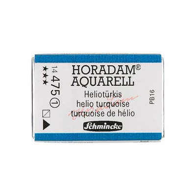 Akvarelová farba Schmincke Horadam, 1/1 v celej panvičke - 475, helio turquoise