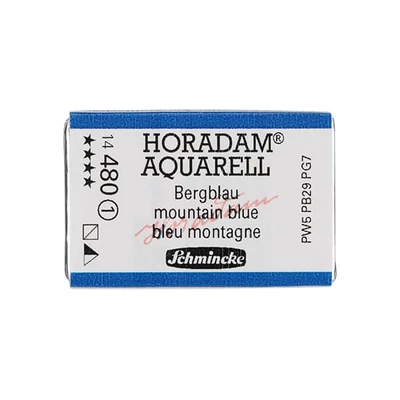 Akvarelová farba Schmincke Horadam, 1/1 v celej panvičke - 480, mountain blue