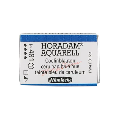 Akvarelová farba Schmincke Horadam, 1/1 v celej panvičke - 481, cerulean blue hue