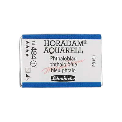 Akvarelová farba Schmincke Horadam, 1/1 v celej panvičke - 484, phthalo blue