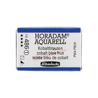 Akvarelová farba Schmincke Horadam, 1/1 v celej panvičke - 486, cobalt blue hue
