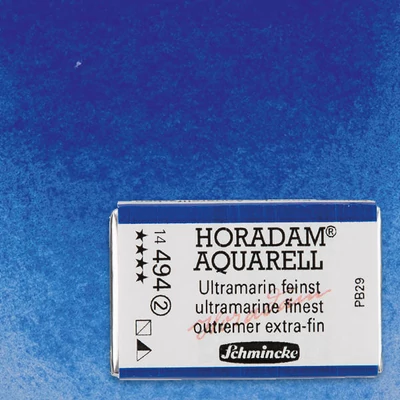 Akvarelová farba Schmincke Horadam, 1/1 v celej panvičke - 494, ultramarine finest