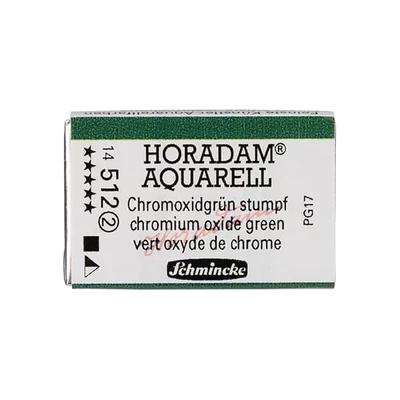 Akvarelová farba Schmincke Horadam, 1/1 v celej panvičke - 512, chromium oxide green