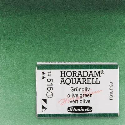Akvarelová farba Schmincke Horadam, 1/1 v celej panvičke - 515, olive green