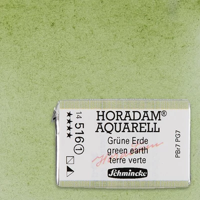 Akvarelová farba Schmincke Horadam, 1/1 v celej panvičke - 516, green earth