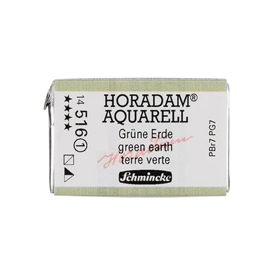 Akvarelová farba Schmincke Horadam, 1/1 v celej panvičke - 516, green earth