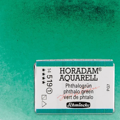 Akvarelová farba Schmincke Horadam, 1/1 v celej panvičke - 519, phthalo green