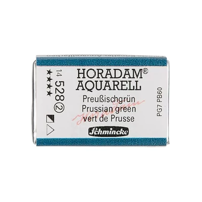 Akvarelová farba Schmincke Horadam, 1/1 v celej panvičke - 528, prussian green