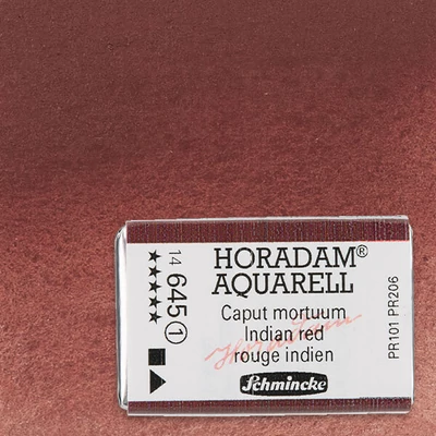 Akvarelová farba Schmincke Horadam, 1/1 v celej panvičke, granulačná - 645, indian red