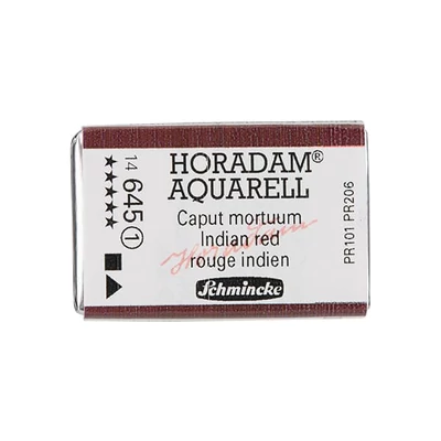 Akvarelová farba Schmincke Horadam, 1/1 v celej panvičke, granulačná - 645, indian red