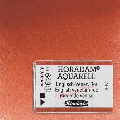 Akvarelová farba Schmincke Horadam, 1/1 v celej panvičke - 649, english venetian red