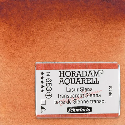 Akvarelová farba Schmincke Horadam, 1/1 v panvičke - 653, transparent sienna