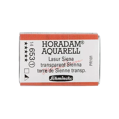Akvarelová farba Schmincke Horadam, 1/1 v panvičke - 653, transparent sienna