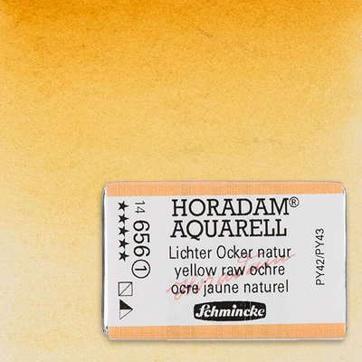Akvarelová farba Schmincke Horadam, 1/1 v celej panvičke - 656, yellow raw ochre