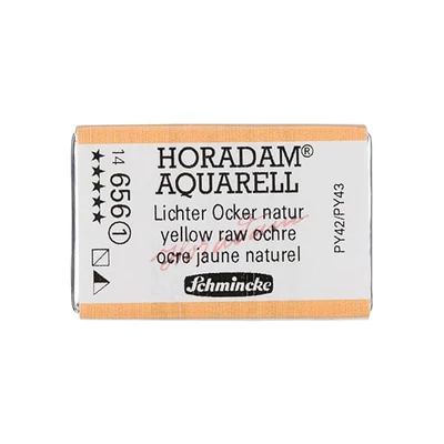 Akvarelová farba Schmincke Horadam, 1/1 v celej panvičke - 656, yellow raw ochre