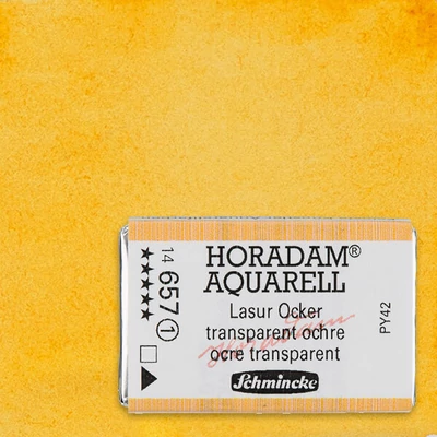 Akvarelová farba Schmincke Horadam, 1/1 v panvičke - 657, transparent ochre