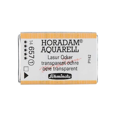 Akvarelová farba Schmincke Horadam, 1/1 v panvičke - 657, transparent ochre