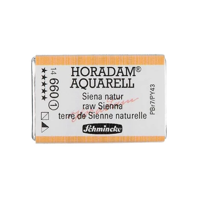 Akvarelová farba Schmincke Horadam, 1/1 v celej panvičke - 660, raw sienna