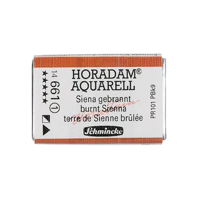 Akvarelová farba Schmincke Horadam, 1/1 v celej panvičke - 661, burnt sienna