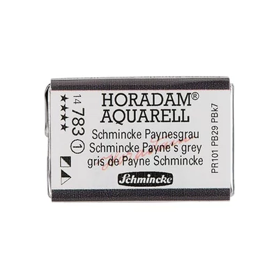 Akvarelová farba Schmincke Horadam, 1/1 v celej panvičke - 783, schmincke payne's grey