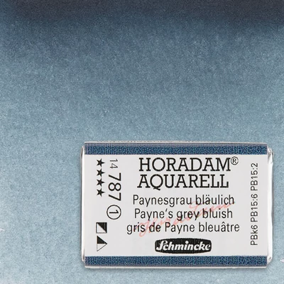 Akvarelová farba Schmincke Horadam, 1/1 v celej panvičke - 787, payne's grey bluish