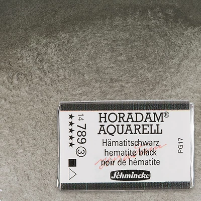 Akvarelová farba Schmincke Horadam, 1/1 v panvičke, granulačná - 789, hematite black