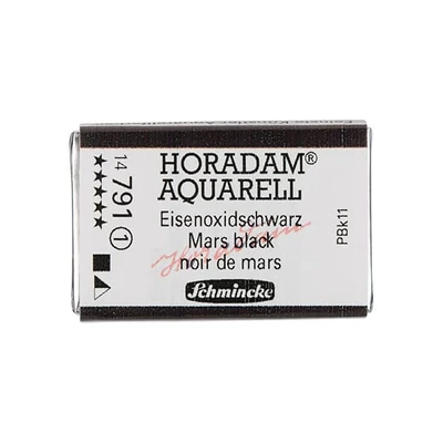 Akvarelová farba Schmincke Horadam, 1/1 v panvičke, granulačná - 791, mars black