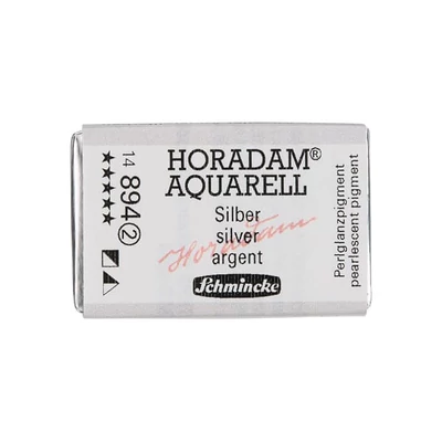 Akvarelová farba Schmincke Horadam, 1/1 v celej panvičke - 894, silver